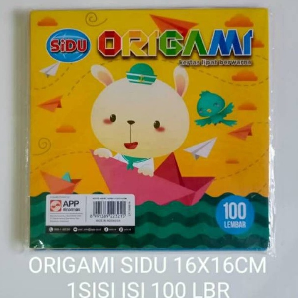 

Promo Terkini Kertas Lipat Origami SiDu 16 x 16 cm 1 lbr