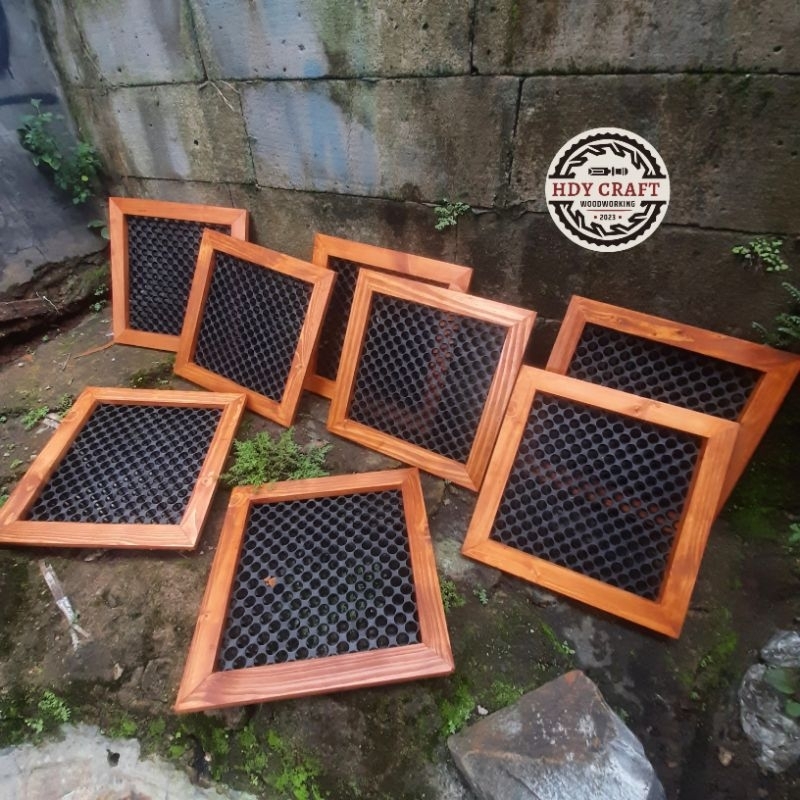 Frame Platycerium / Frame Simbar / Bingkai Platy / Drainase Cell / Alas Tanaman