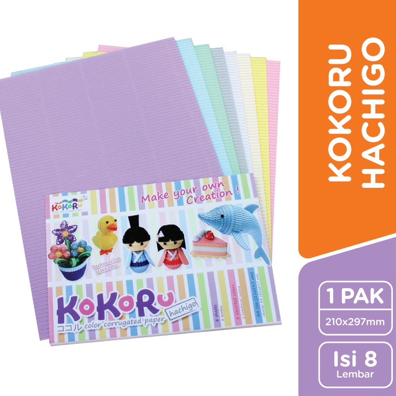 

Bonus Bubble Kokoru Kertas Bergelombang Hachigo A4 KKR HACHIGO A4