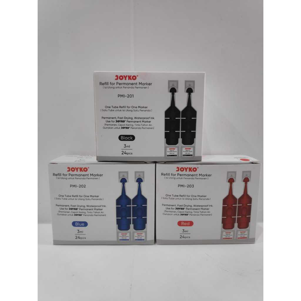 

isi ulang tinta permanen marker joyko pmi 203/tinta permanen marker joyko pmi 203