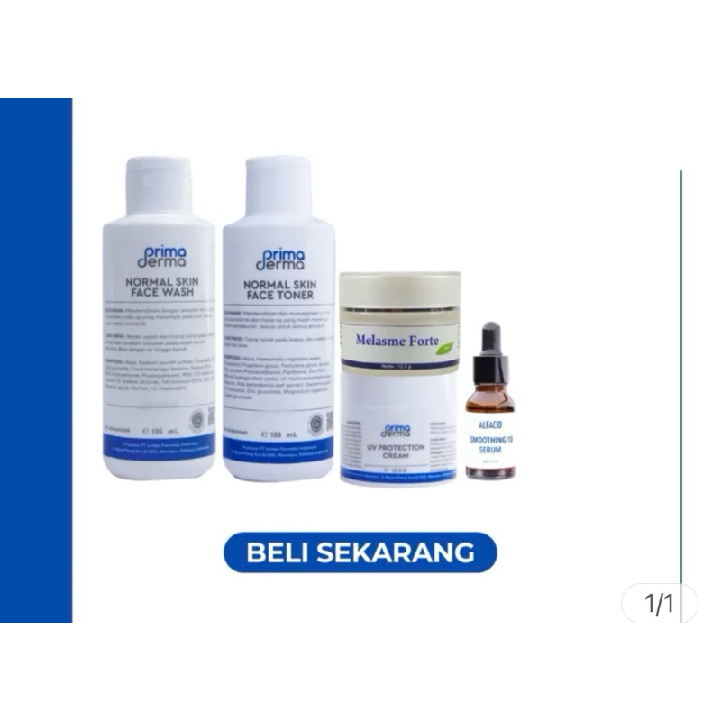 paket flek melasme forte primaderma