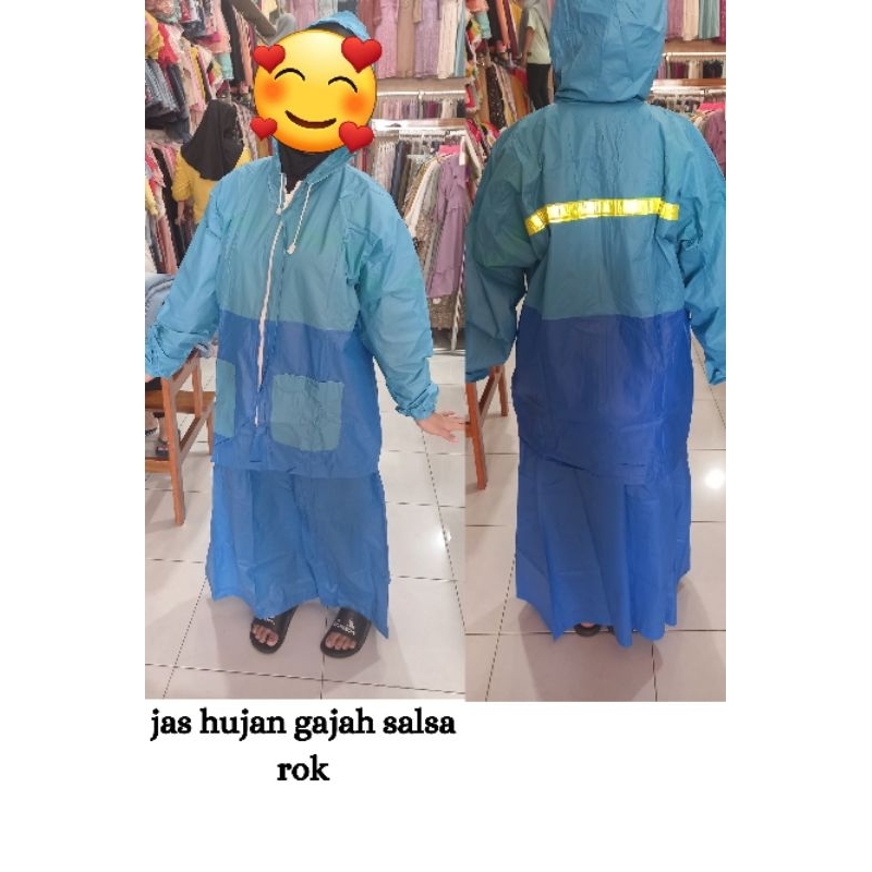 Jas hujan Rok salsa/jas Hujan Rok salsa Dewasa/jas hujan