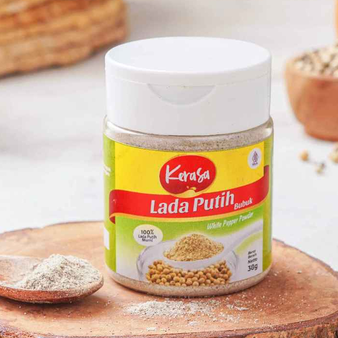 

Kerasa Bubuk Lada Putih Pure White Pepper Powder