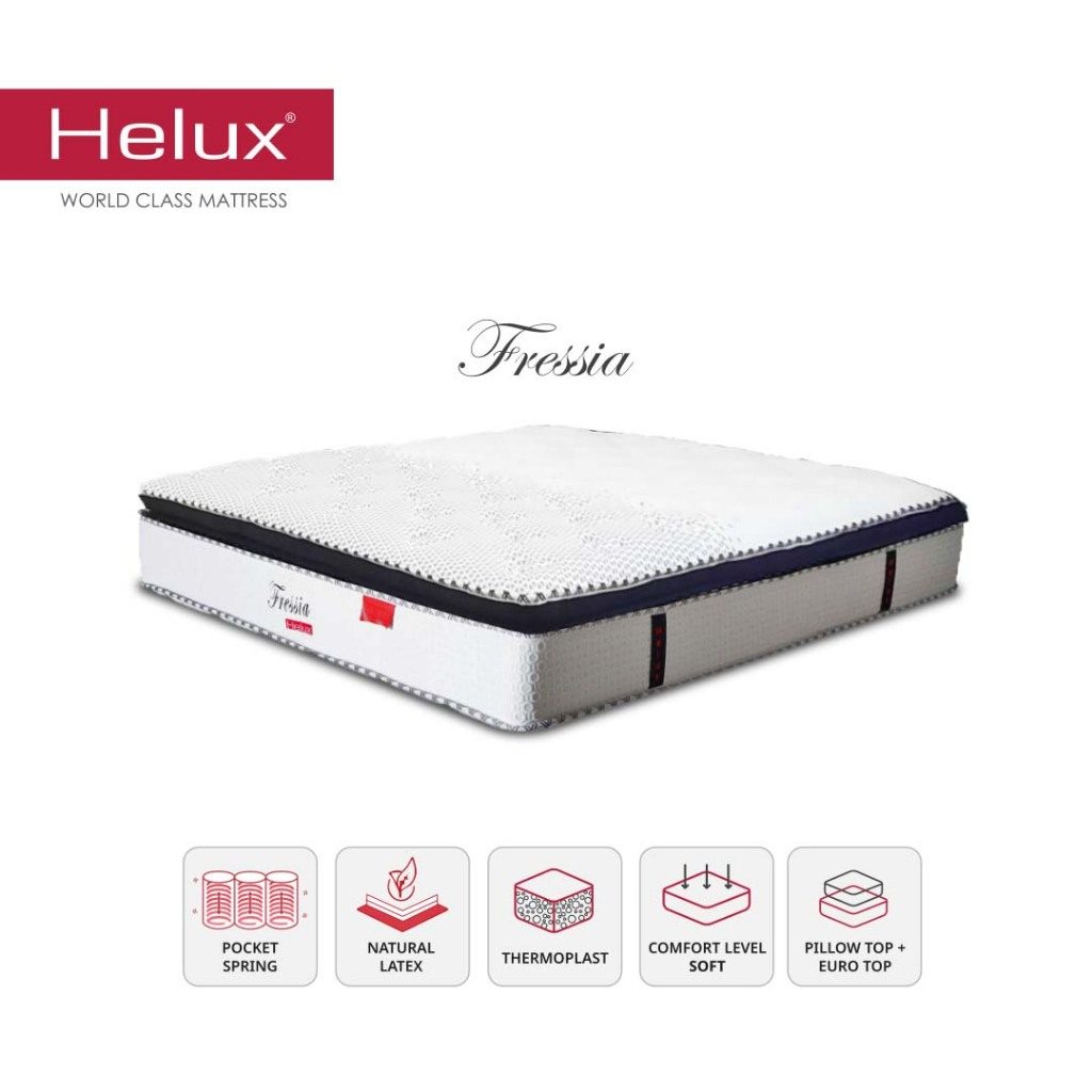 Kasur Latex New Fressia By Helux Beds - Matras Only