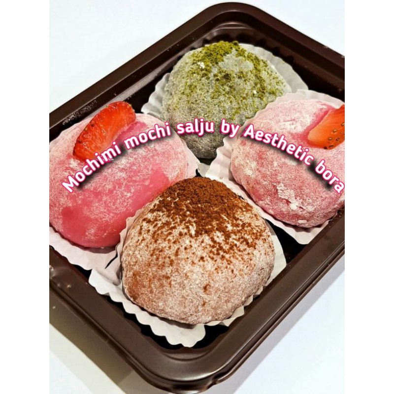 

4 pcs Kue mochi viral by Roselion /camilan kekinian mochi aneka rasa mochi jepang