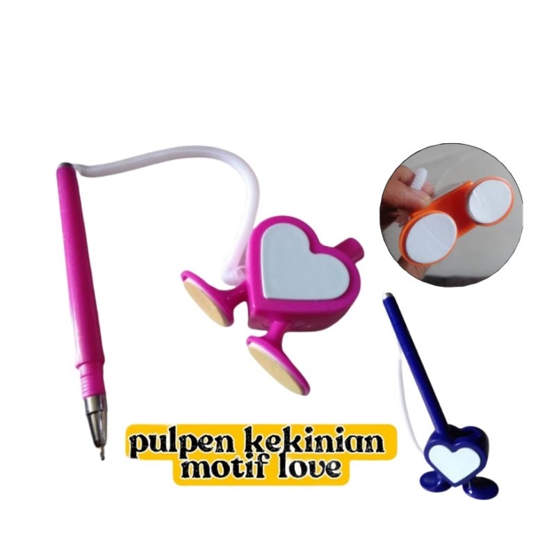 

1 Pcs Pulpen Spiral Model Love/Pulpen Meja/Pulpen Spiral Murah