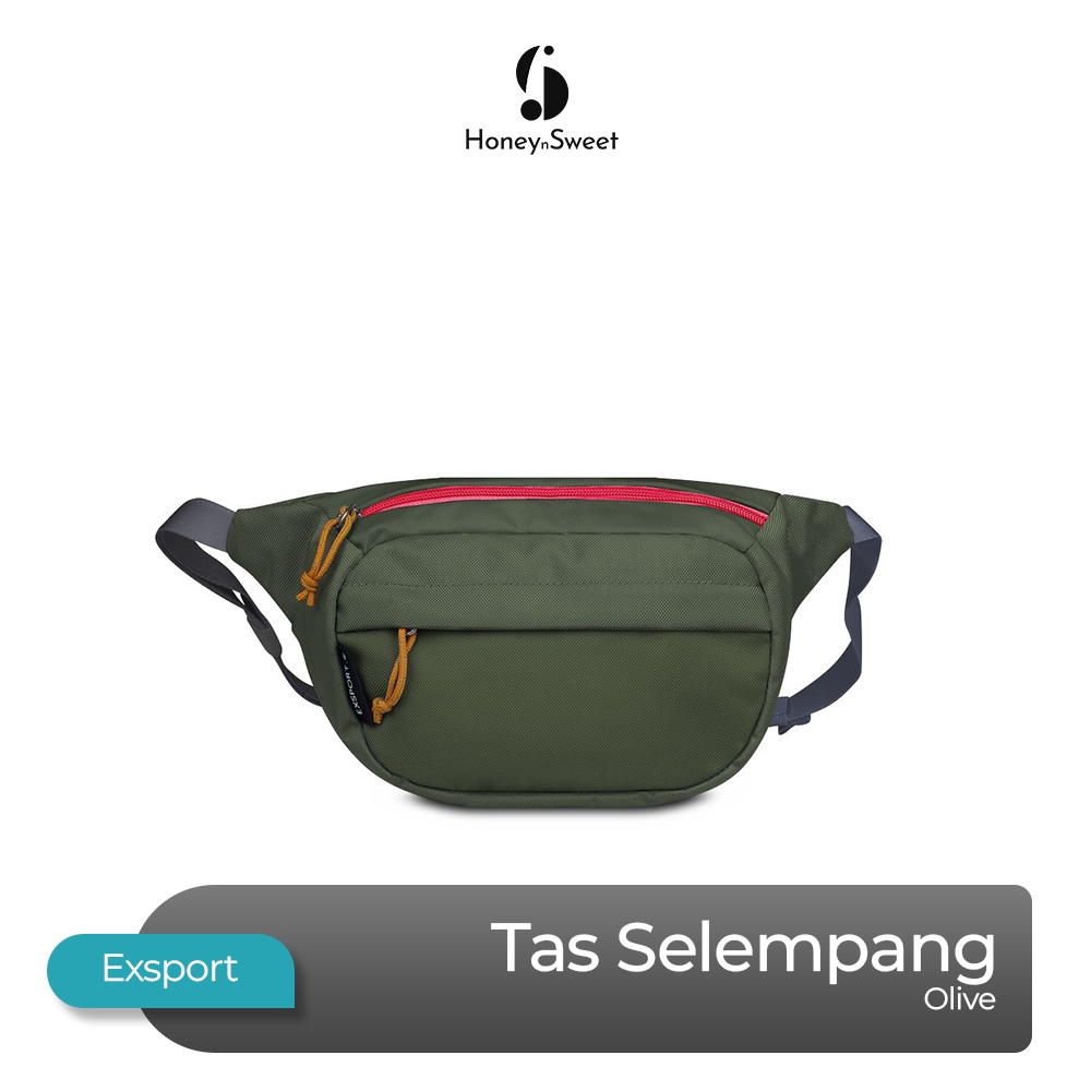 Tas Selempang Exsport Chalaroste Waist Bag Tas Pinggang Wanita - Olive
