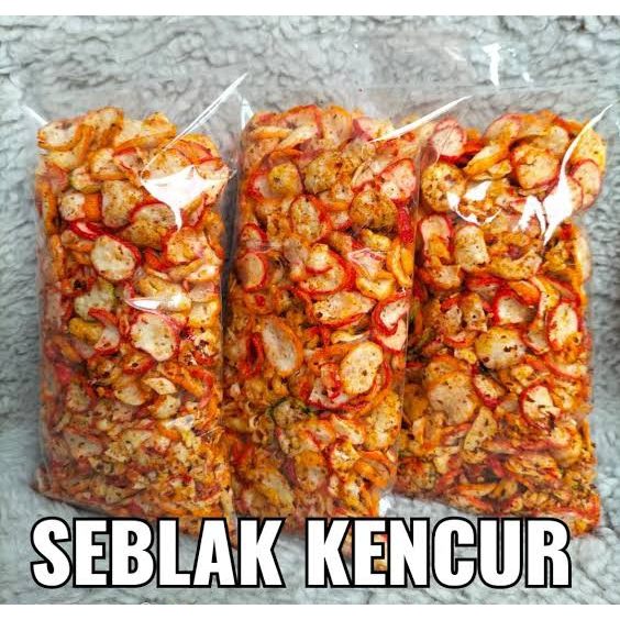 

krupuk seblak cikur kerupuk seblak kencur gurih pedas