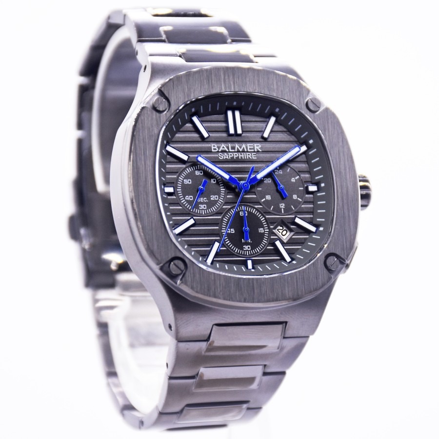 Balmer 8823 Jam Tangan Pria Stainless SteelSaphire Glass Chronograph