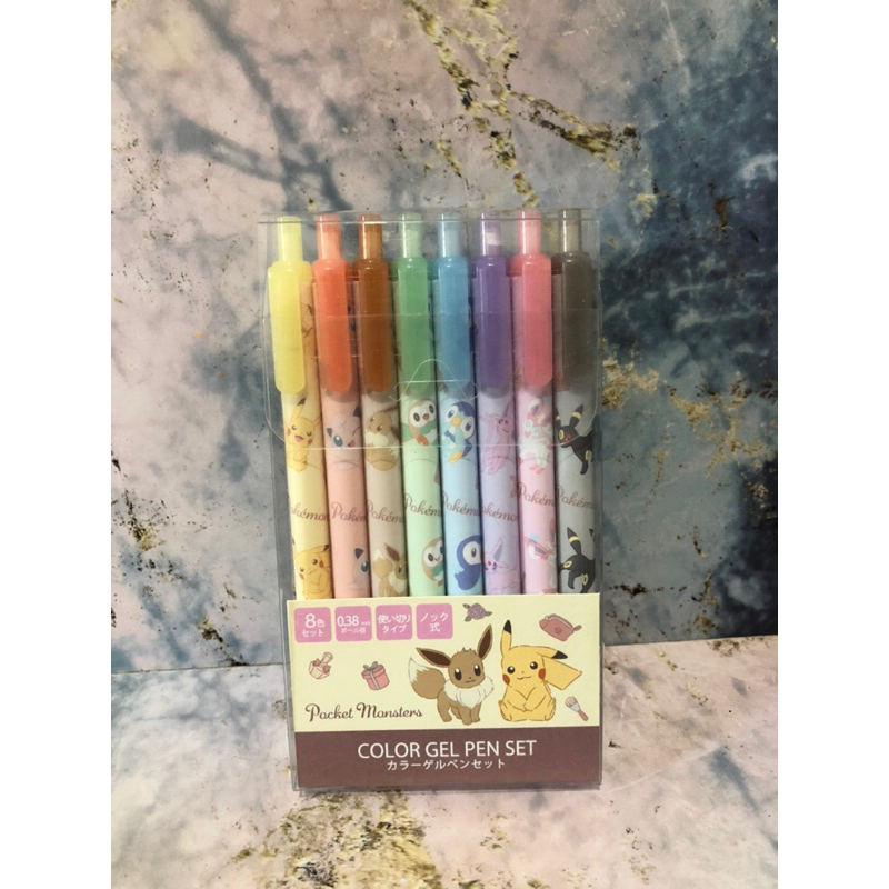 

Color Gel Pen Set Isi 8 Pokemon (KK198)