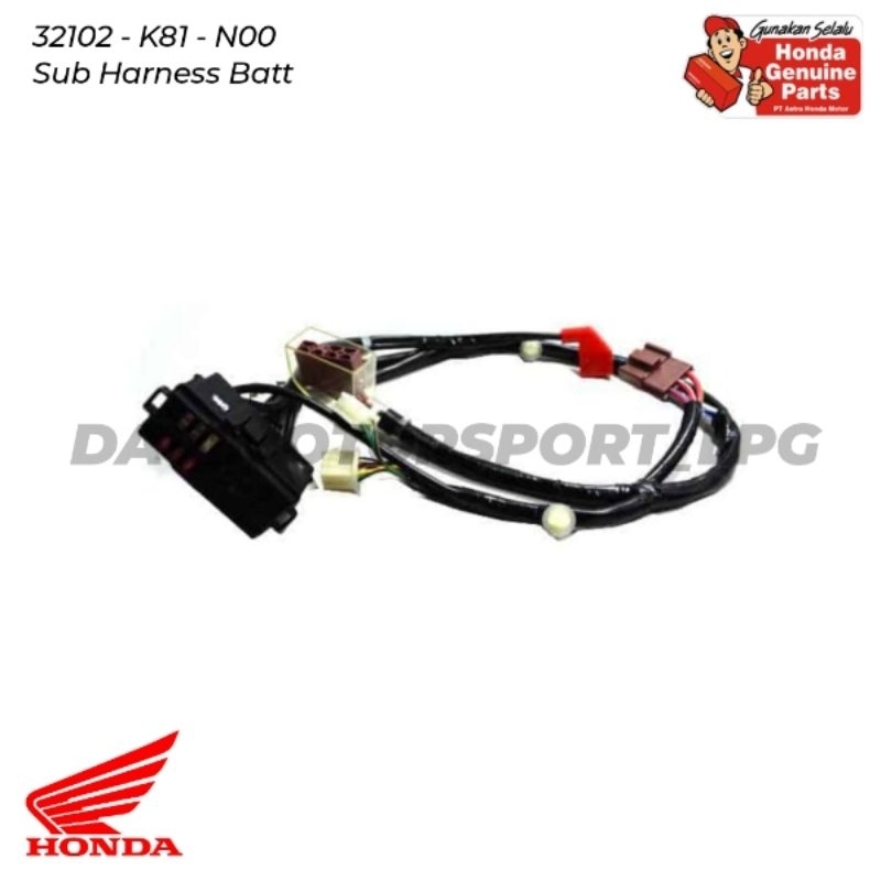 SUB HARNESS BATT 32102-K81-N00, Kabel Box Skring