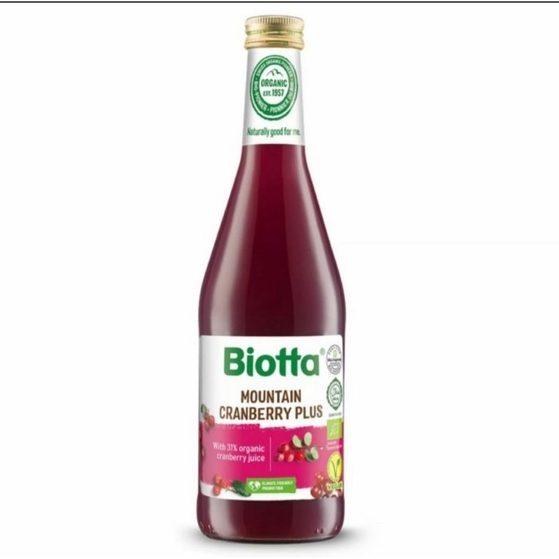

Biotta Cranberry Juice 500ml(100%alami&asli)