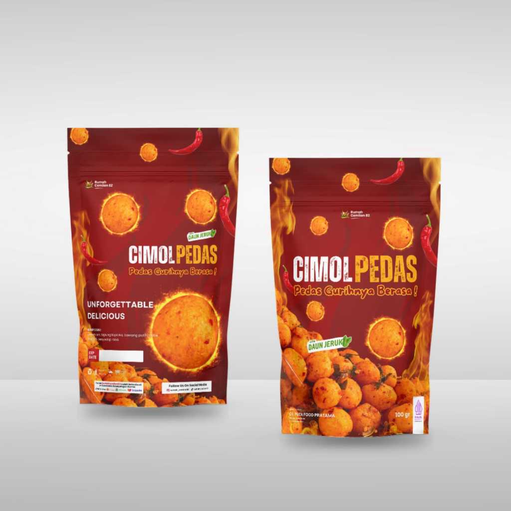 

Cimol pedas 100gr | kemasan premium