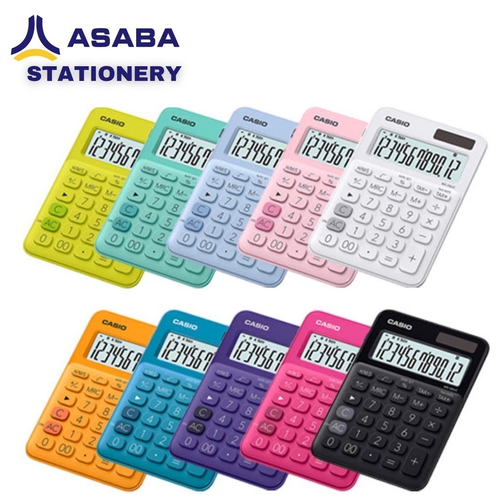 

Asaba Stationery - Kalkulator Colorful Casio MS-20UC