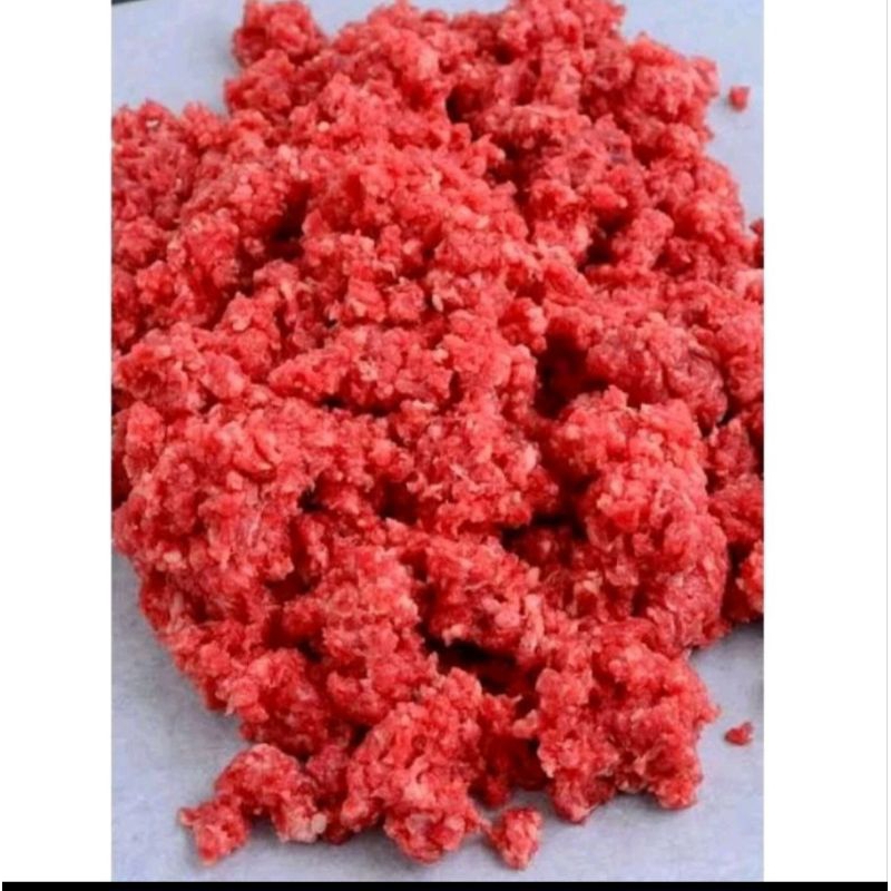 

Daging Sapi Giling Halus (Minced Meat) Import AUS Beef. 100% Halal
