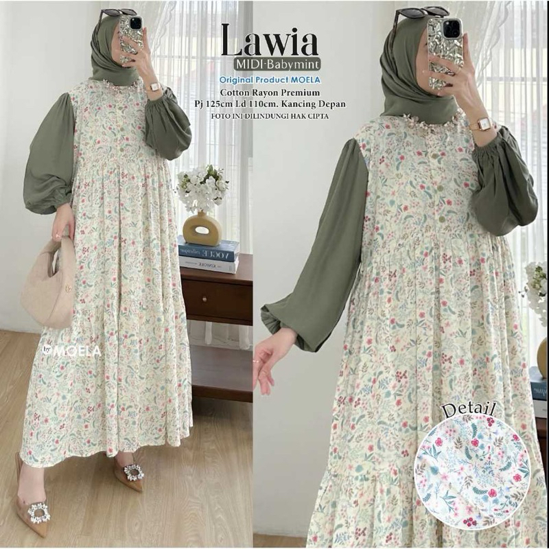 midi dress moela