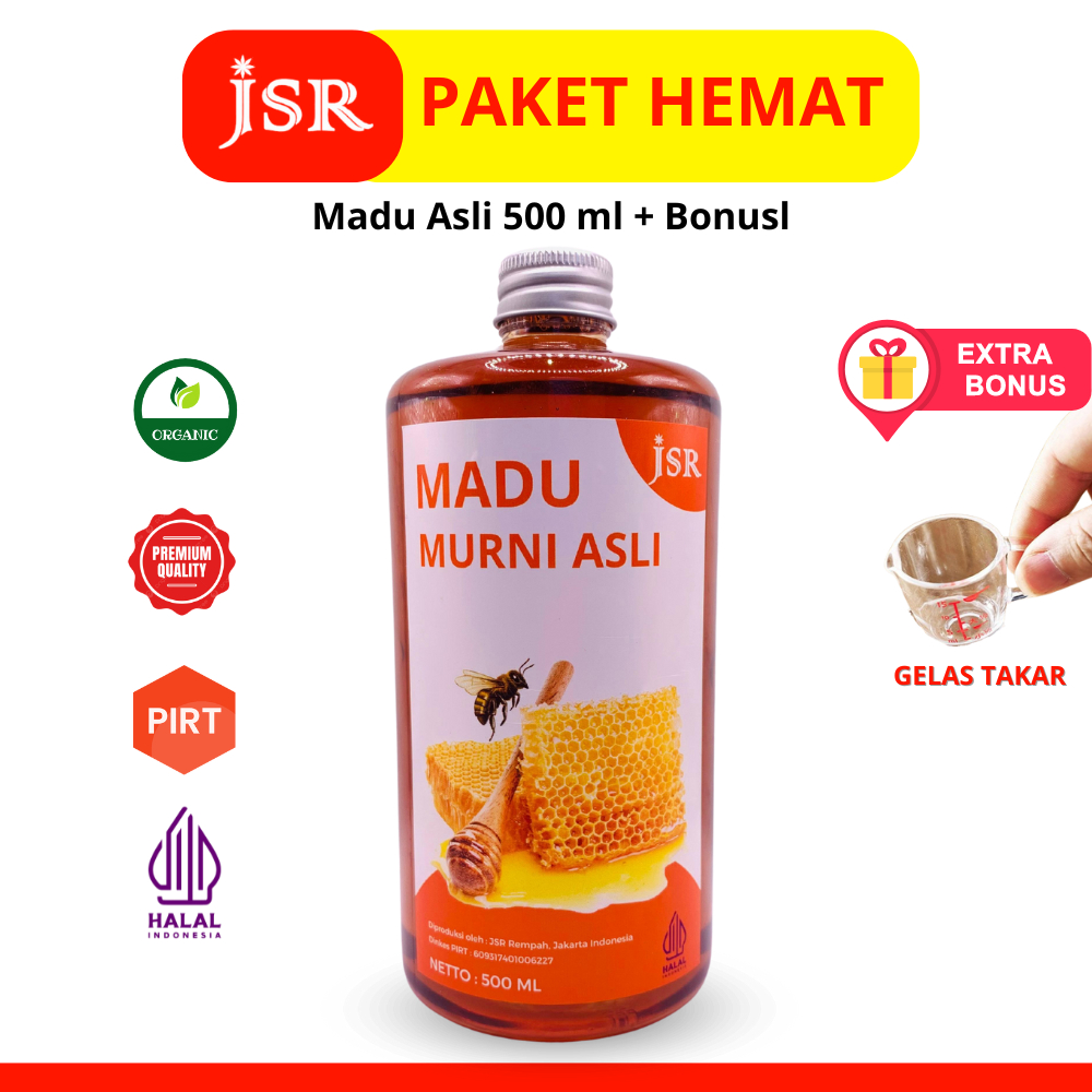 

Madu Asli/Madu Hutan Asli/Madu Murni/Madu JSR 500 ml