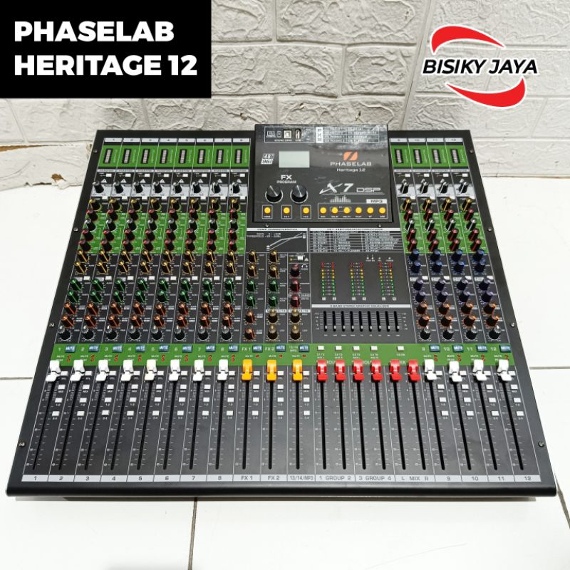 Mixer Audio 12 channel Phaselab Heritage 12 Original Phaselab Heritage-12