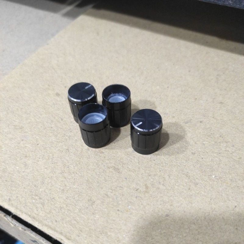 Knop Potensio 14mm Knop Power Aluminium