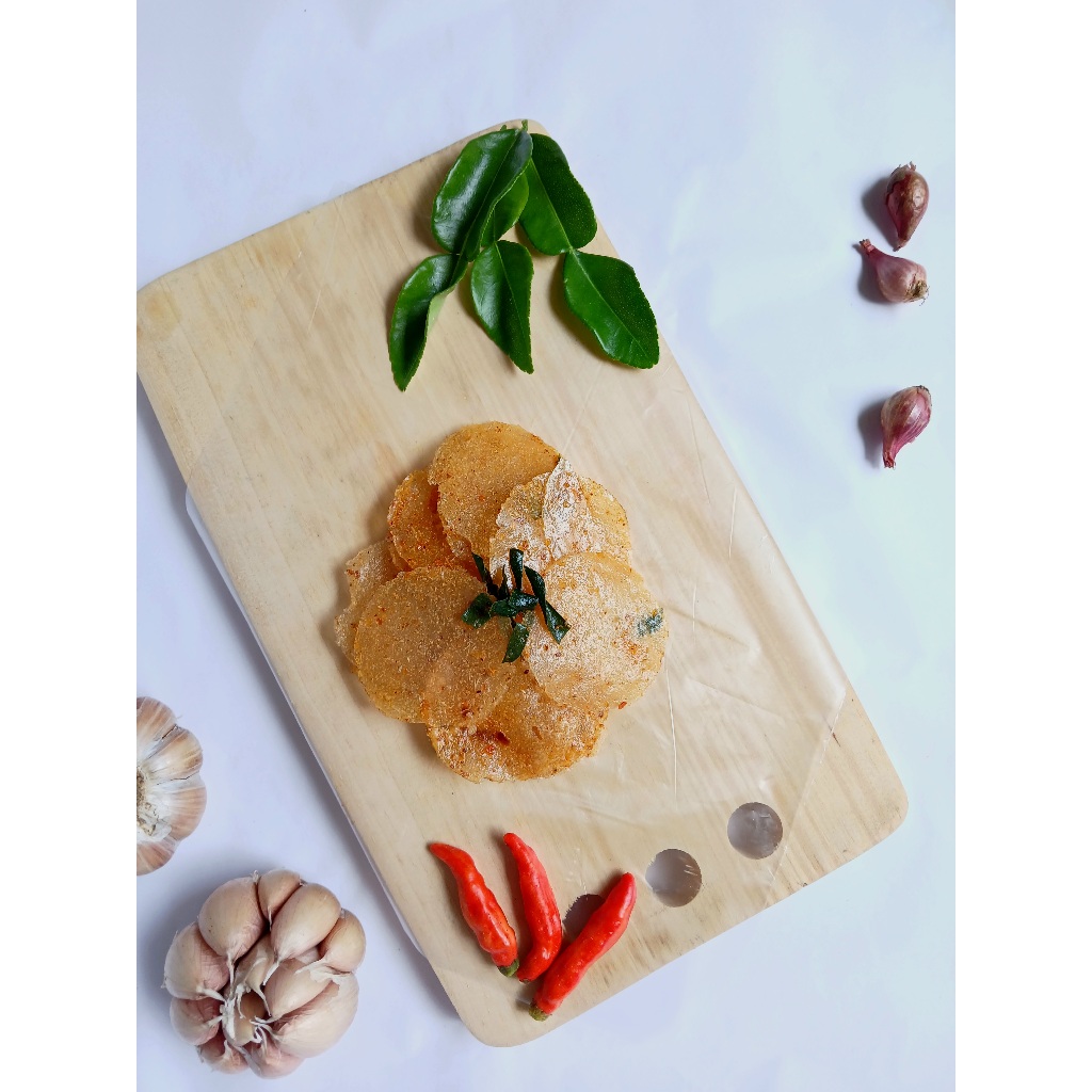 

Keripik kaca ANS Camilan | Keripik Kaca Original, Pedas, Extra Pedas | Keripik Kaca Daun Jeruk ±65 g