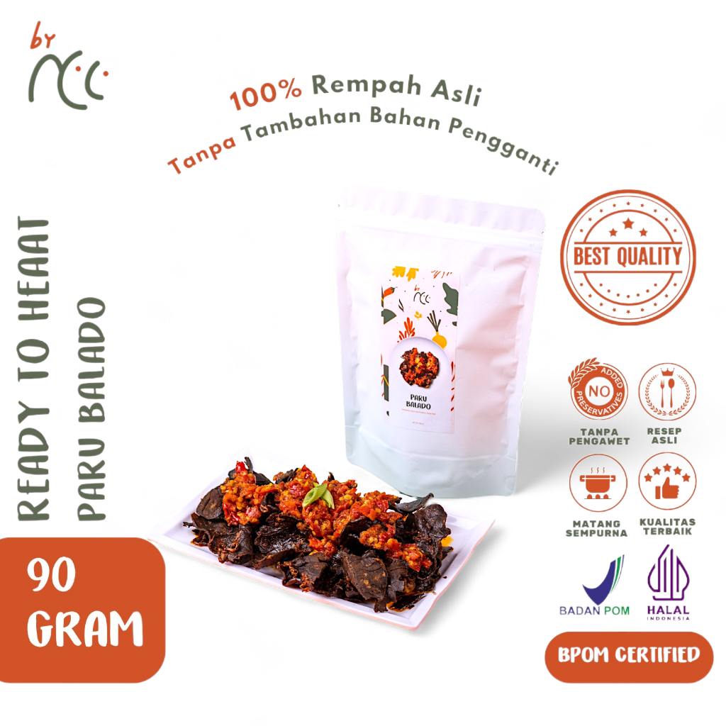 

Paru Goreng Crispy Bumbu Balado Makanan Instan / Lauk Siap Saji Termurah - By.ncc