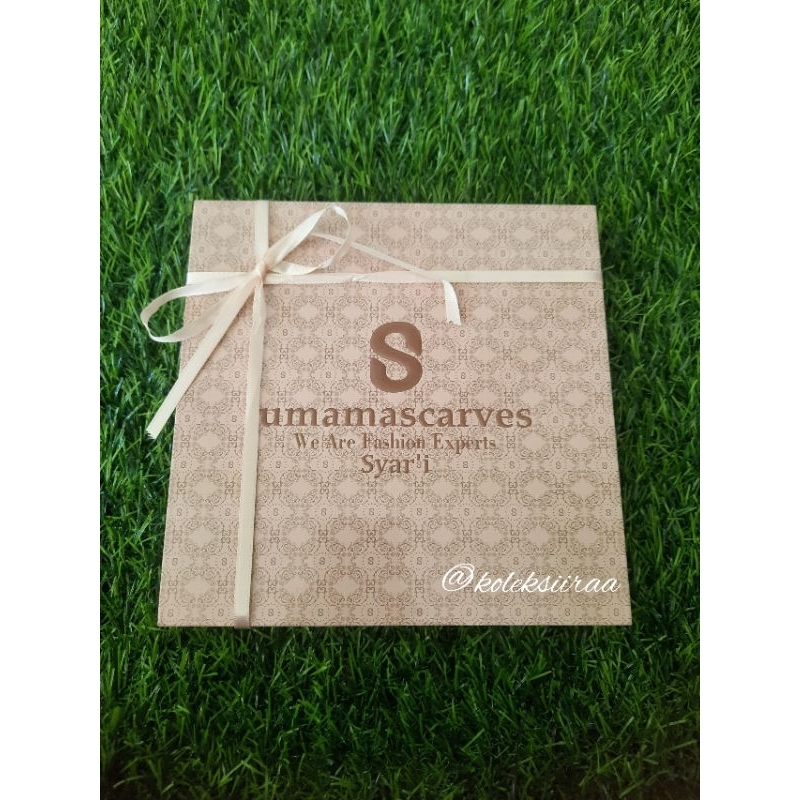 umama scarves box syar'i free brooch