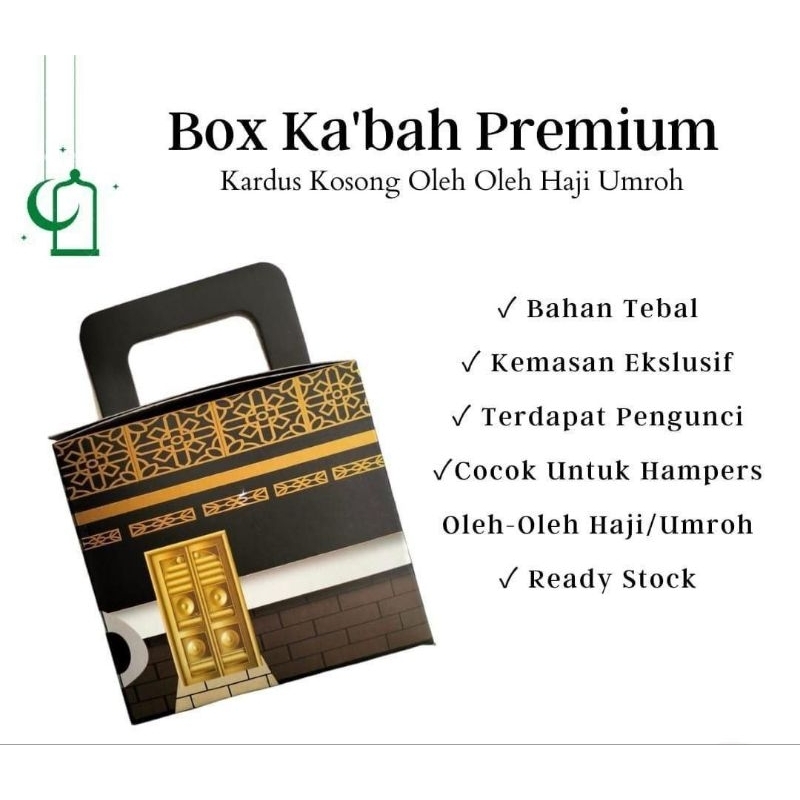 

box Ka'bah premium isi 20pcs