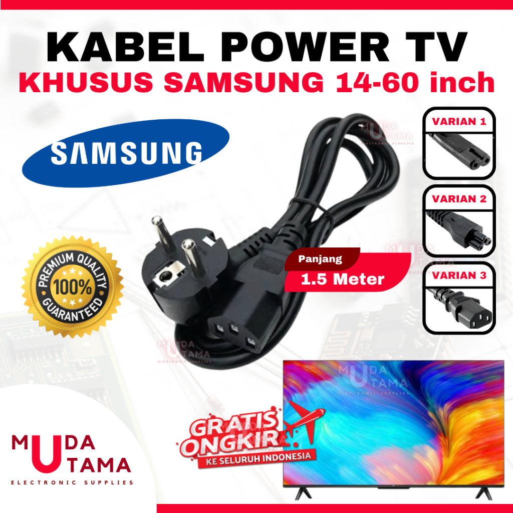 KABEL LISTRIK TV SAMSUNG LCD LED PLASMA | COK KABEL TV LCD SAMSUNG | COK KABEL TV LED SAMSUNG | COK 