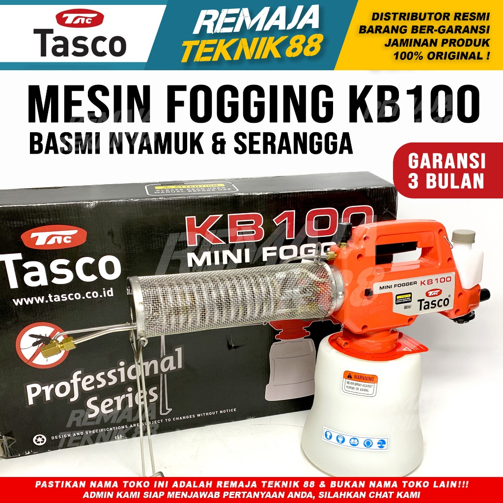 MESIN FOGGING / ALAT SEMPROT NYAMUK / MINI FOGGER TASCO KB100 / KB 100 / 2,8L