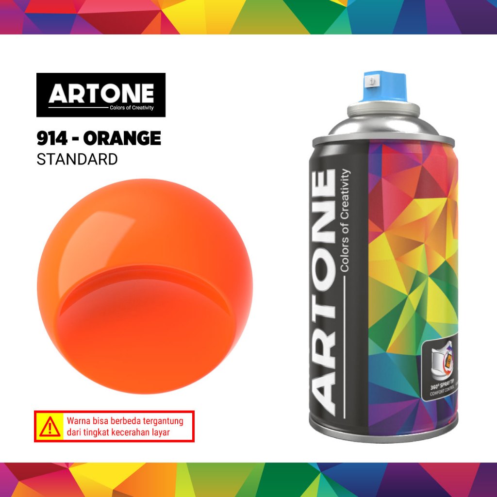 Cat Semprot Artone Standar-Metallic Orange