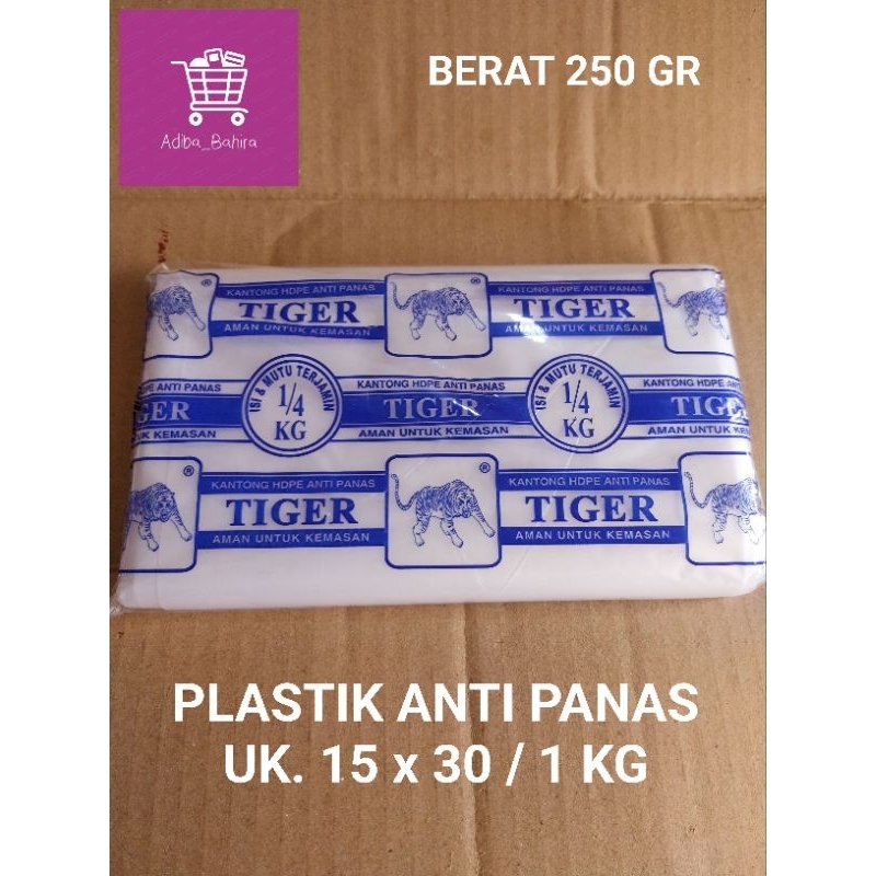 

PLASTIK ANTI PANAS TIGER UK. 15 x 30 / 1 KG