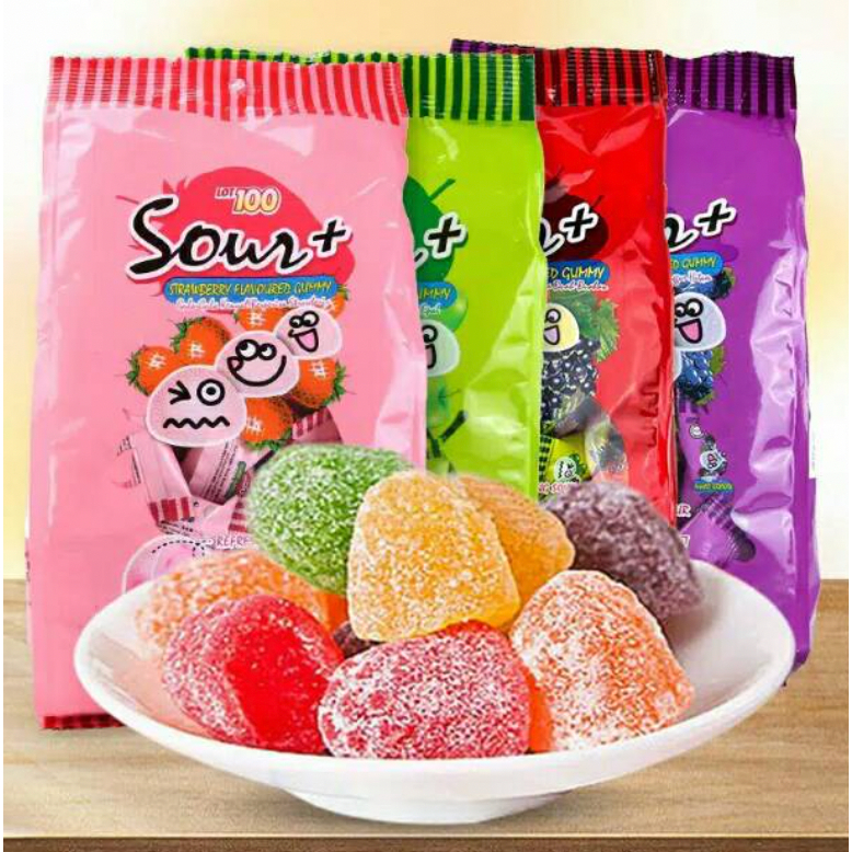 

Permen Asam Sour Lot 100 Gummy Candy