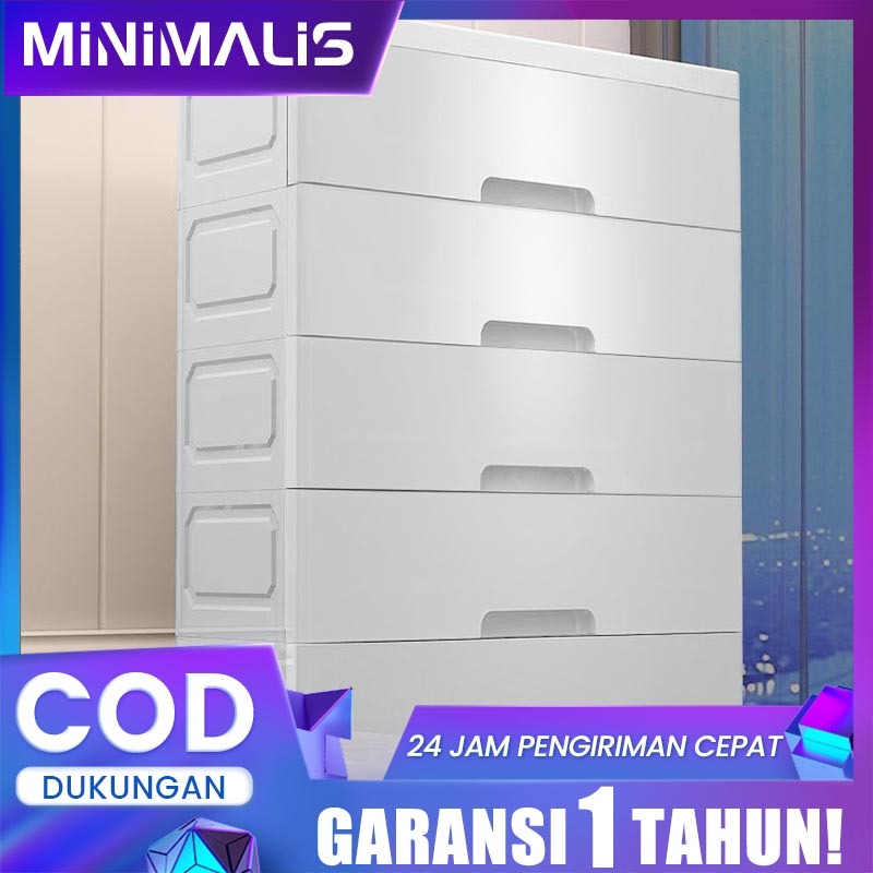 [READYYY] Minimalis Lemari pakaian plastikLoker Plastik Lemari Plastik Lemari Pakaian Laci Plastik
