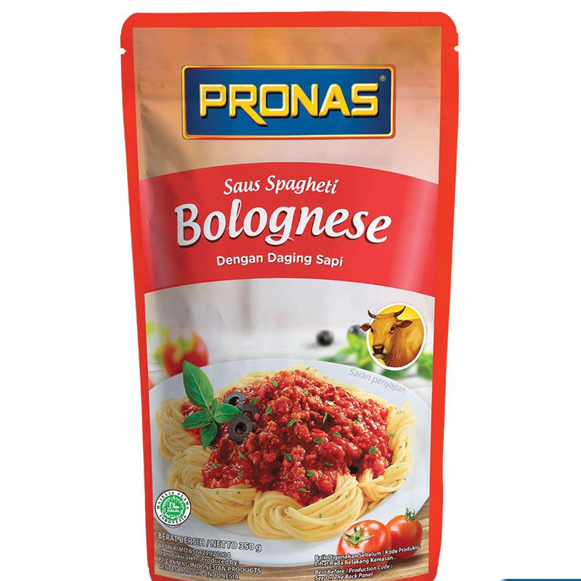 

PRONAS Sauce Spaghetti Bolognais 350gr