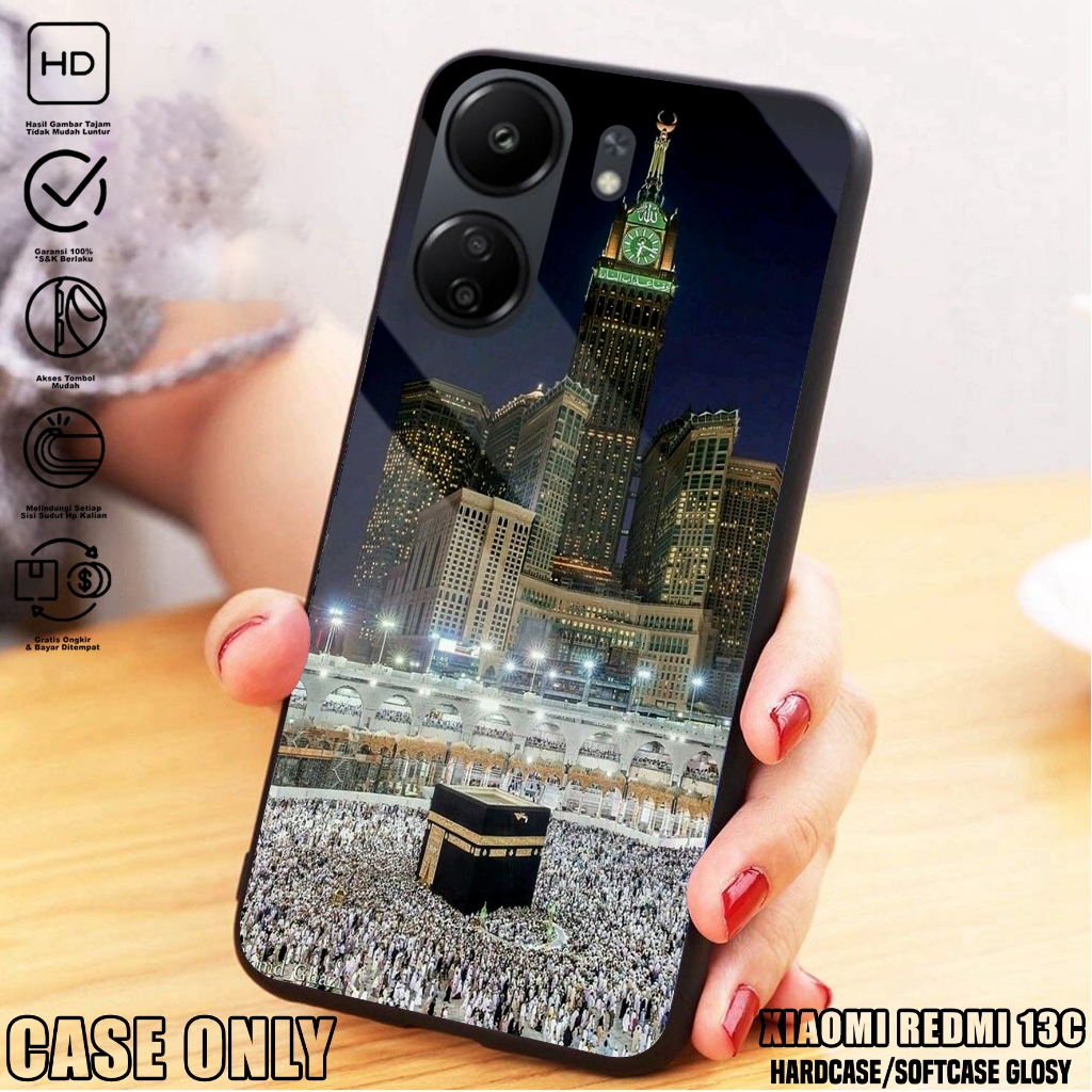 Case  XIAOMI REDMI 13C  - Casing XIAOMI REDMI 13C [ ISLMAMIC ] Silikon XIAOMI REDMI 13C  - Kesing Hp - Casing Hp  - Case Hp - Case Terbaru - Case Terlaris - Softcase - Softcase Glass Kaca