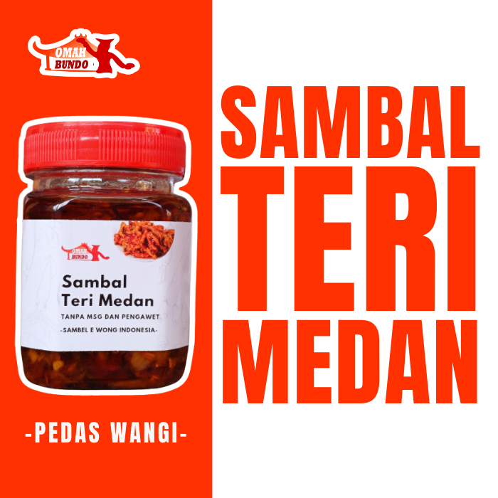 

Omah Bundo - Sambal Teri Medan 150gr