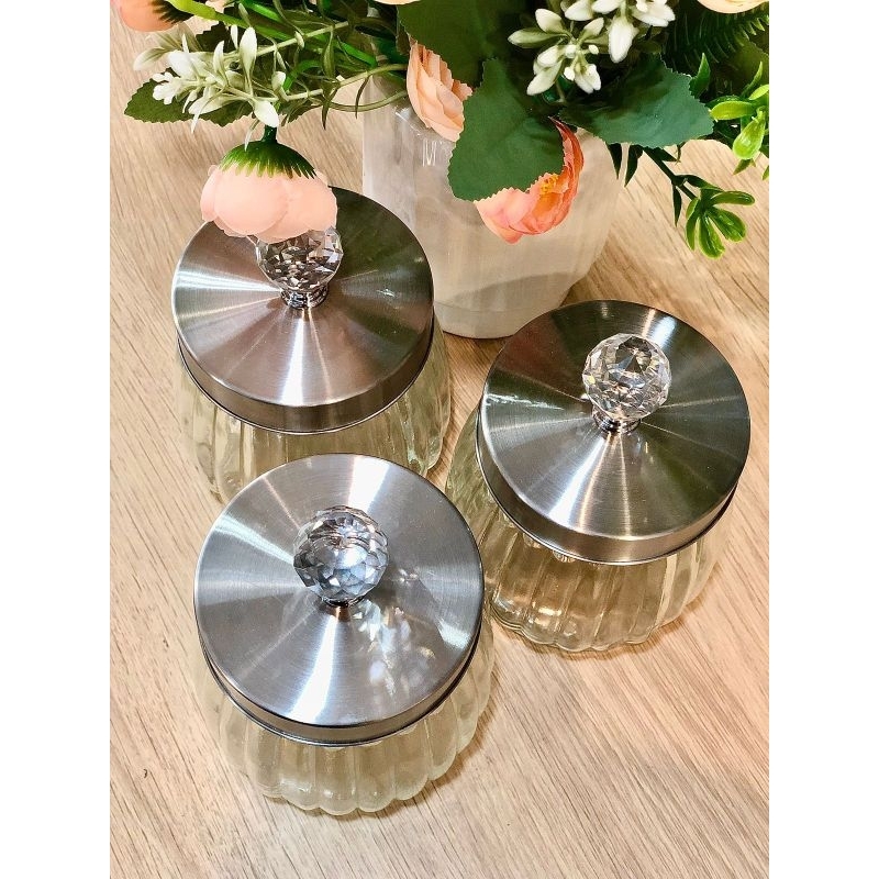 Toples Glass Mini Jar Set