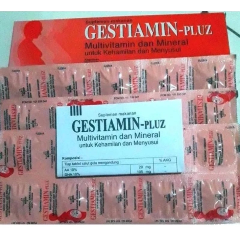 GESTIAMIN PLUZ Suplemen IBU HAMIL dan MENYUSUI