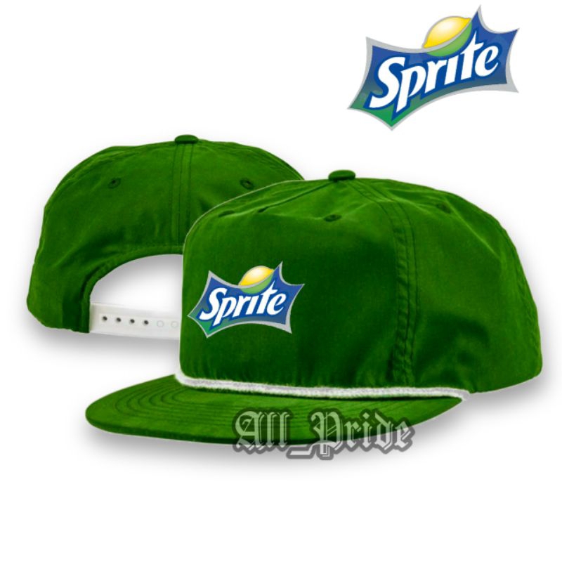 Topi Snapback Classic SPRITE/Topi Snapback Oldskool Klasik Tali Rope Hat Casual Vintage Distro Pria 