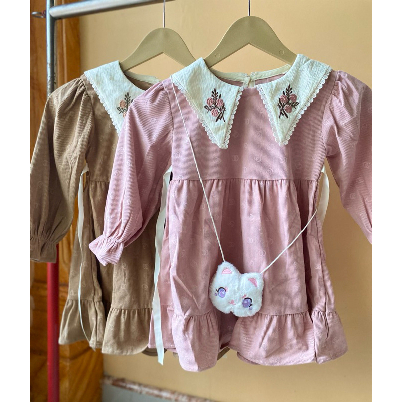 DRESS IMPORT ANAK PREMIUM QUALITY (FREE BONEKA SLING)