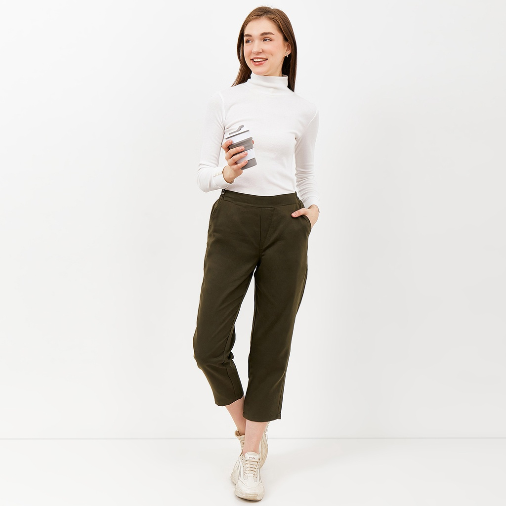 GRAPHIS Four Pockets Relax Twill Pants Olive-Pakaian Pria > Celana Panjang > Celana Panjang