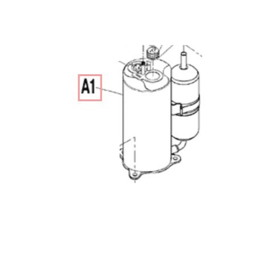 KOMPRESSOR AC DAIKIN 1 PK ORIGINAL RC25NV14 THAILAND ORIGINAL NEW
