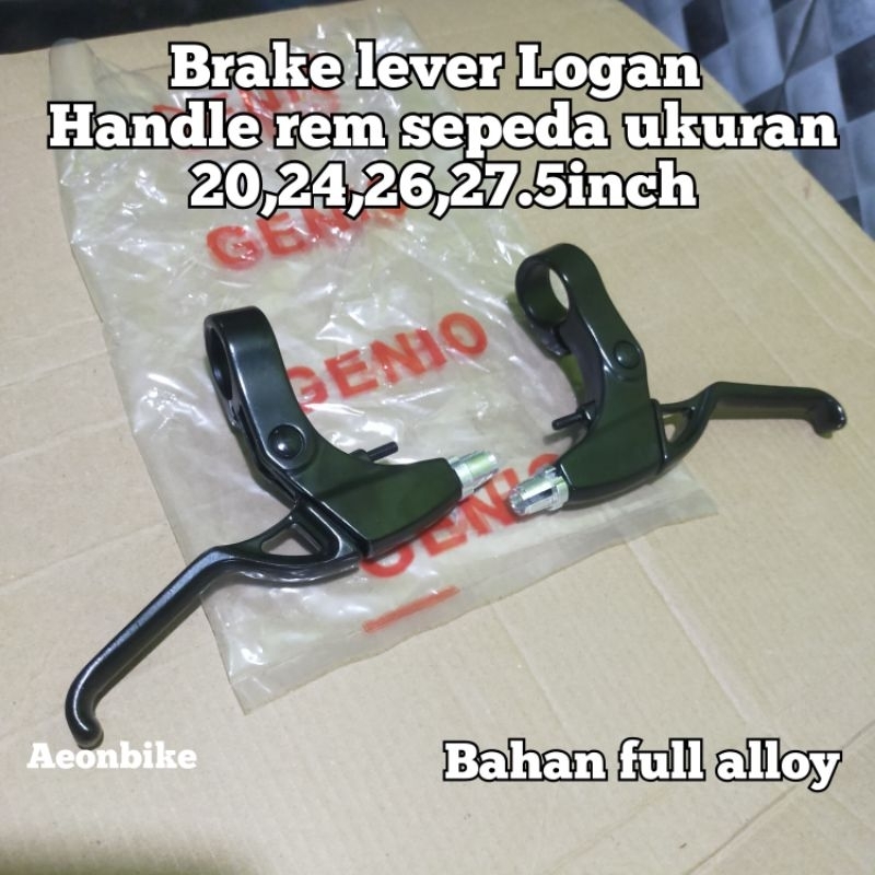 brake lever mekanik merk Logan handle rem sepeda MTB BMX lipat,untuk rem disc brake v brake u brake 