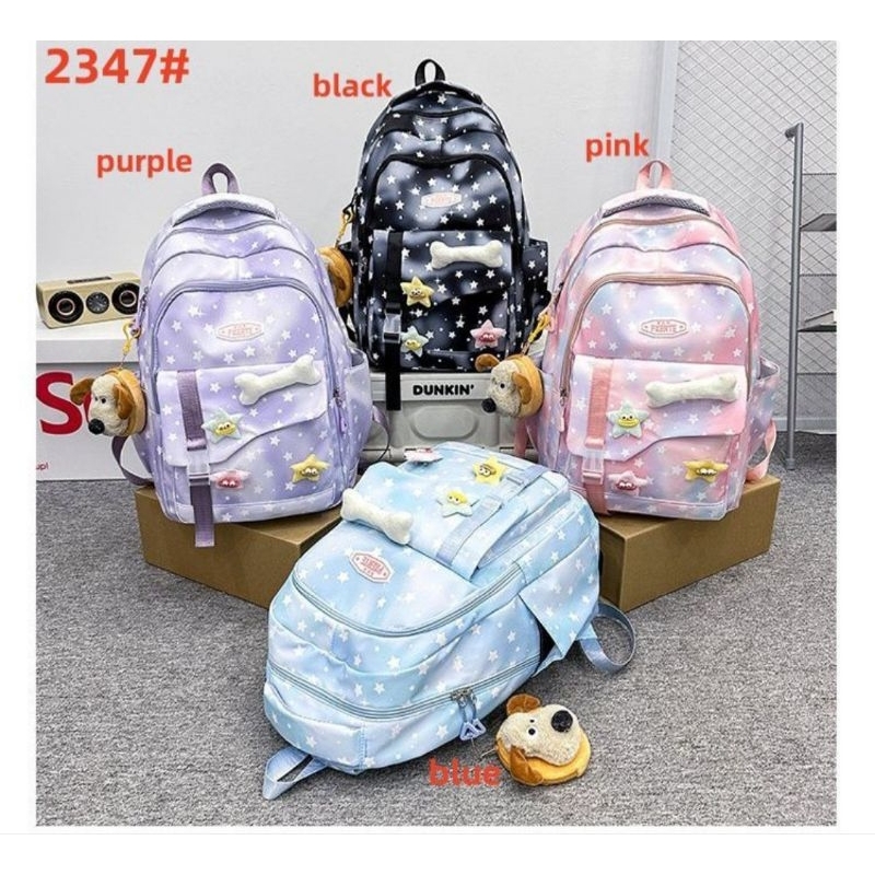 TAS SEKOLAH RANSEL ANAK CEWEK SD WATERPROOF IMPORT RANSEL ANAK KOREA