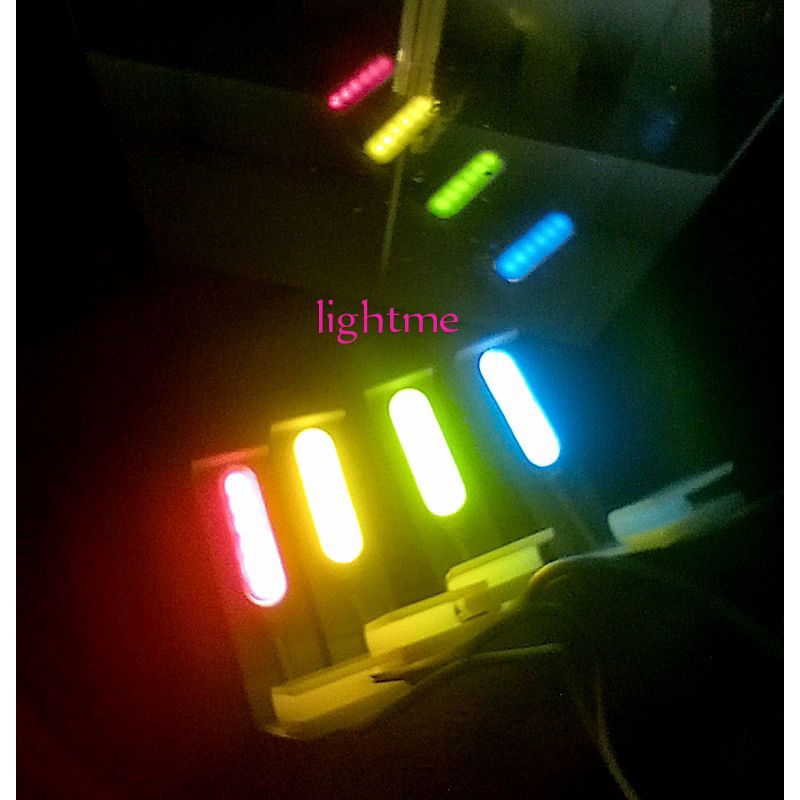 Lampu Hias LC Aquarium LED USB Soliter Cahaya Warna Cupang Glowfish