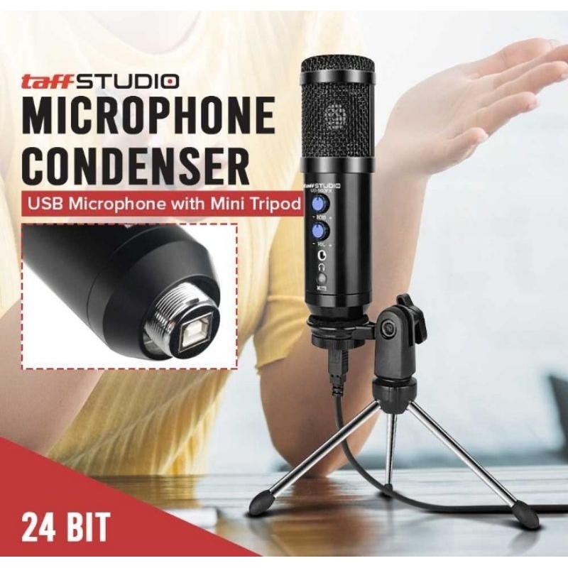 Mikrofon Kondenser Studio Mic USB TaffSTUDIO UD-900FX