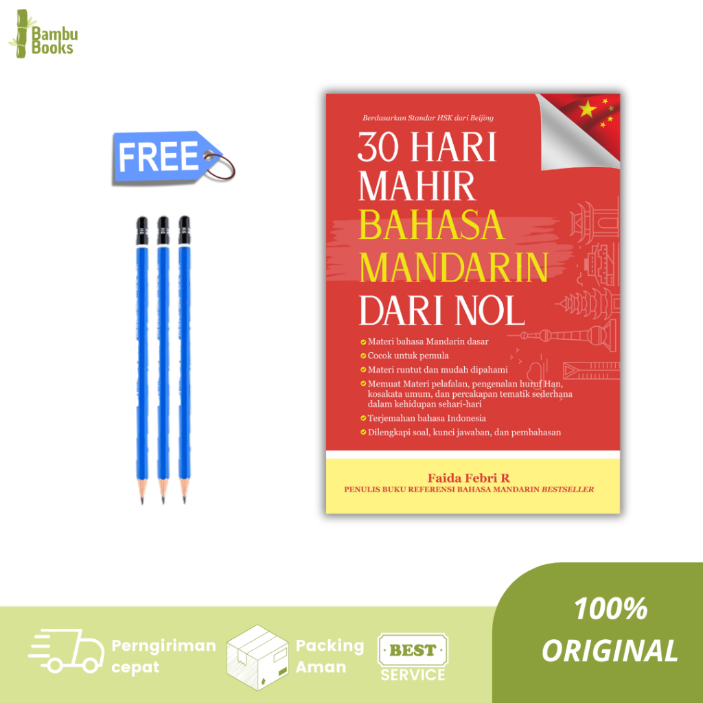 BUKU BAHASA MANDARIN /30 HARI MAHIR BAHASA MANDARIN DARI NOL - YASH MEDIA