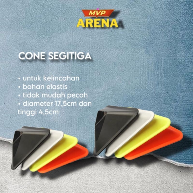 cone segitiga untuk kelincahan cone segitiga untuk semua olahraga