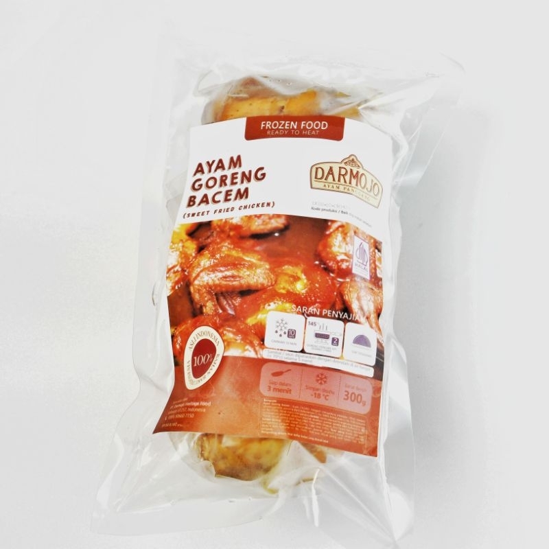

2Xbtygneal Sakha Snack ) Ayam Bacem / Ayam Ungkep Frozen 1/2 Ekor - Makanan Siap Saji - Frozen Food