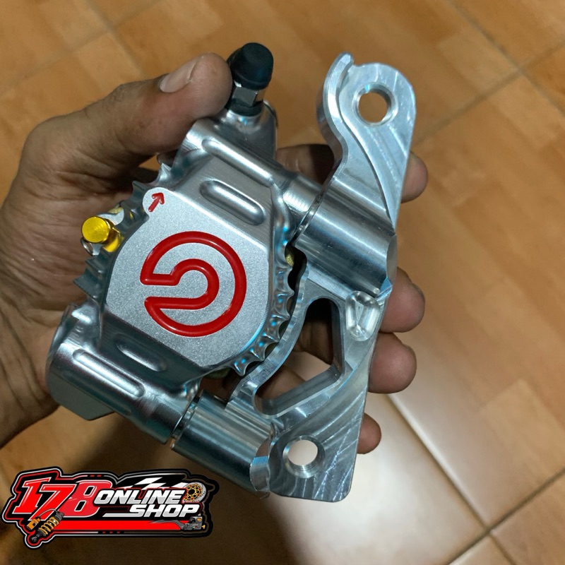 kaliper brembo0 nikel moto3 + breket kaliper mio sporty disc 220mm